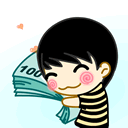 GIF love money